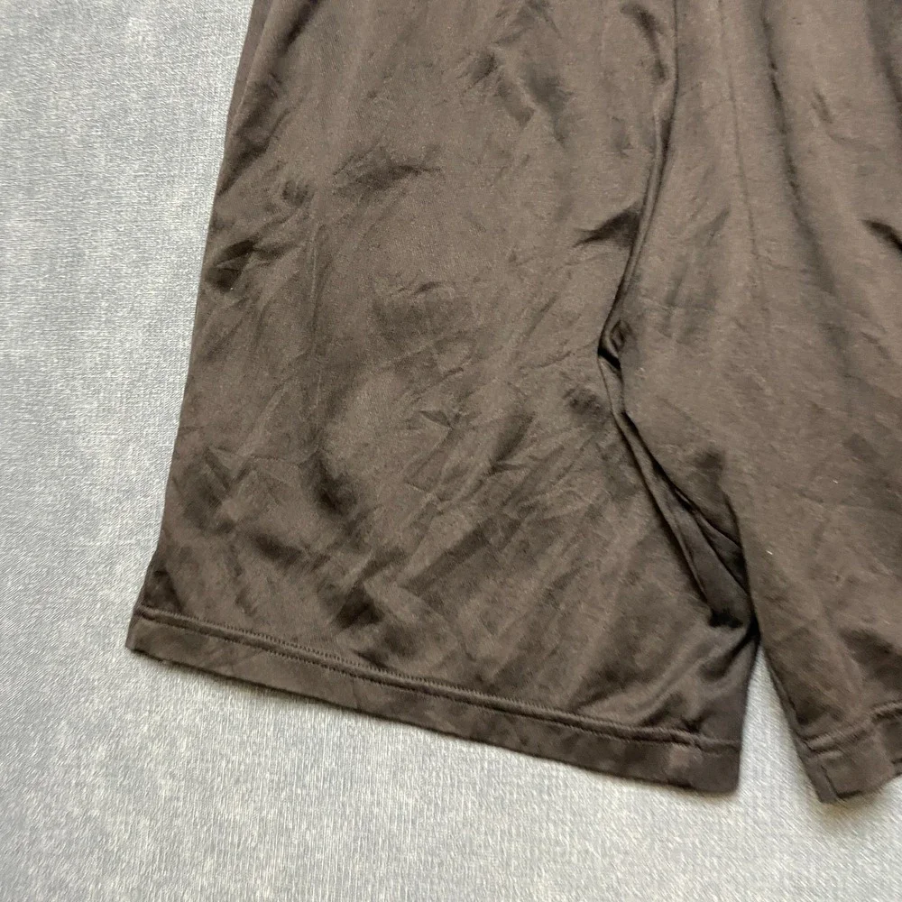 Adidas Primeblue Aeroready Basketball Shorts Mens M Black Striped Elastic Waist